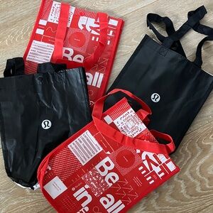 Lululemon Reusable Tote Bags Set